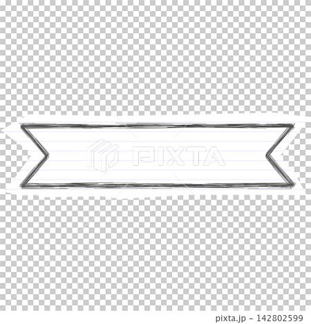 Flat style icon illustration of sketchy paper ribbon banner doodle isolated on transparent background. Graphic design element clip art for note tag text space assets. Flat style icon illustration of sketchy paper ribbon banner doodle isolated on transparent background. Graphic design element clip art for note tag text space assets. 142802599