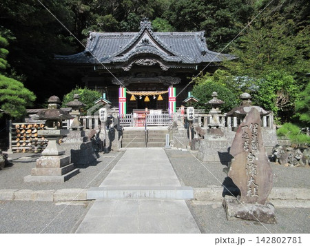 白浜神社の拝殿！静岡県下田市 142802781