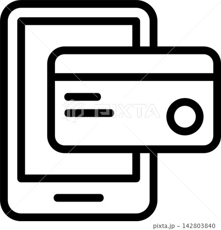 Mobile Wallet Modern and Creative Icon 142803840