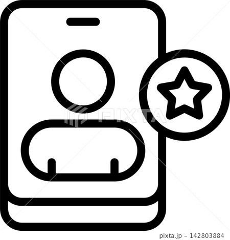 Favourite Contact Modern and Creative Icon Favourite Contact Modern and Creative Icon 142803884
