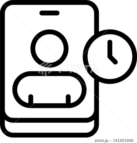 Recent Contact Modern and Creative Icon Recent Contact Modern and Creative Icon 142803886