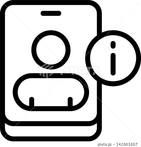 Contact Info Modern and Creative Icon 142803887