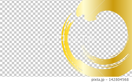 A simple background with a golden circle drawn with a brush. A simple background with a golden circle drawn with a brush. 142804568