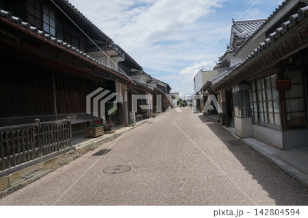昔ながらの街並み 142804594