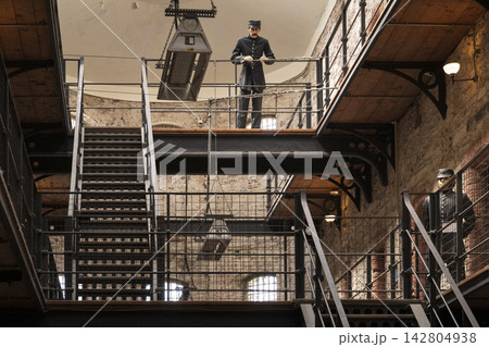 Historic Victorian Prison Interior at Cork City Gaol Historic Victorian Prison Interior at Cork City Gaol 142804938