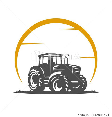 Tractor Logo Icon Design 142805471