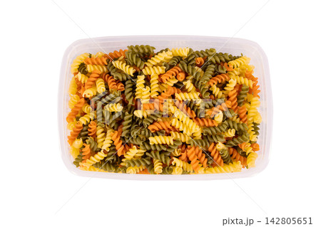 raw Italian pasta in the kitchen raw Italian pasta in the kitchen 142805651