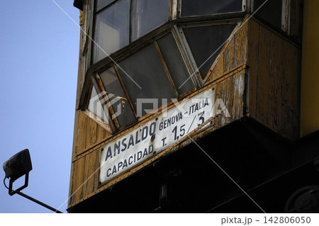 Vintage Ansaldo Elevator Cabin Genova Italia Buenos Aires 142806050