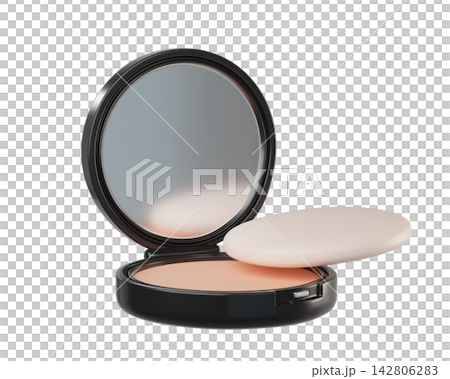cosmetics, mirror, foundation 142806283