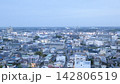 （夕景）千葉県東金市の俯瞰ロング 142806519