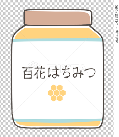 Illustration of hundreds of flowers honey 142807690