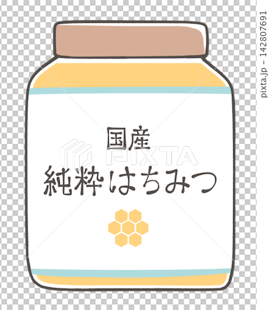 Illustration of domestic pure honey Illustration of domestic pure honey 142807691