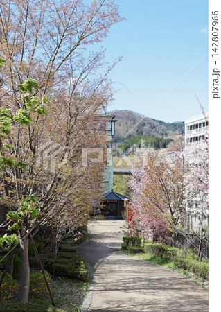 飯坂温泉 渡来湯公園(福島県福島市) 飯坂温泉 渡来湯公園(福島県福島市) 142807986
