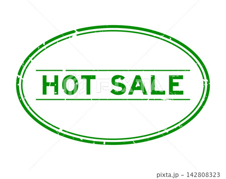 Grunge green hot sale word oval rubber seal stamp on white background Grunge green hot sale word oval rubber seal stamp on white background 142808323