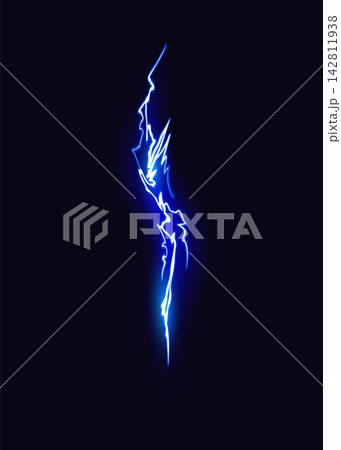 Lightning animation with sparks. Electricity thunderbolt danger, light electric powerful thunder. Bright energy effect, vector illustration Lightning animation with sparks. Electricity thunderbolt danger, light electric powerful thunder. Bright energy effect, vector illustration 142811938