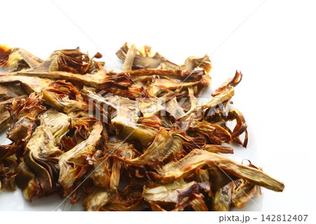 Artichokes Prepared and Served as a Mediterranean Vegetable Dish 142812407