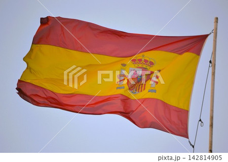 スペインの国旗 スペインの国旗 142814905