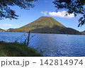 湖岸から見た榛名湖の風景 142814974