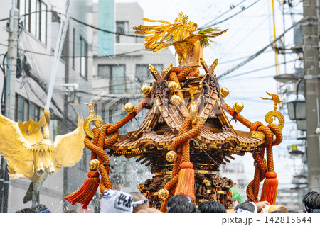 富岡八幡宮例大祭神輿 放水 富岡八幡宮例大祭神輿 放水 142815644