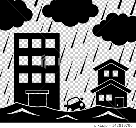 Flood icon Flood icon 142819790