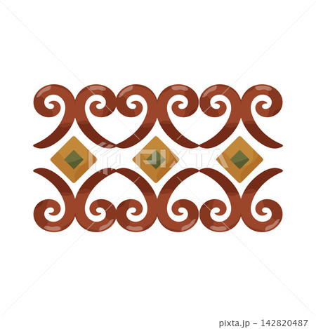 Illustration of Traditional Pattern Illustration of Traditional Pattern 142820487