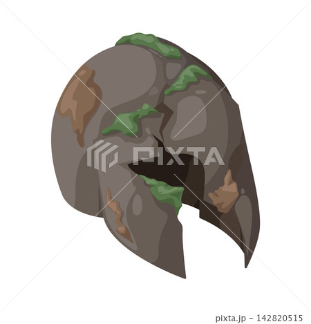 Illustration of Ancient Helmet Illustration of Ancient Helmet 142820515