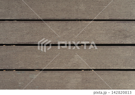 Horizontal wooden deck texture background with lines outdoor flooring Horizontal wooden deck texture background with lines outdoor flooring 142820813