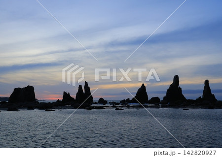 橋杭岩の夜明け 橋杭岩の夜明け 142820927