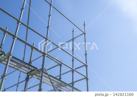 足場 青空 足場 青空 142821160