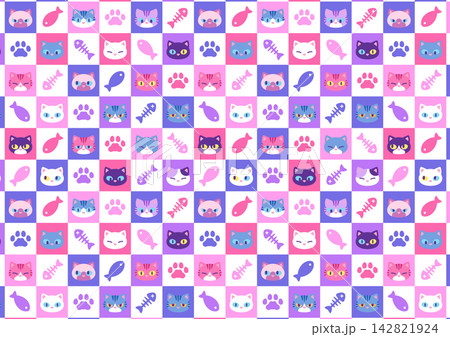 ねこブロック A4 ファンシー ねこブロック A4 ファンシー 142821924
