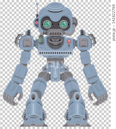 人形機器人與科幻機甲的插圖 人形機器人與科幻機甲的插圖 142822769