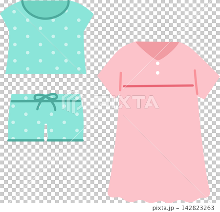 Women's short-sleeved pajamas Women's short-sleeved pajamas 142823263