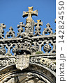 Architectural details of Convento de Cristo in Tomar, Portugal on a clear day 142824550