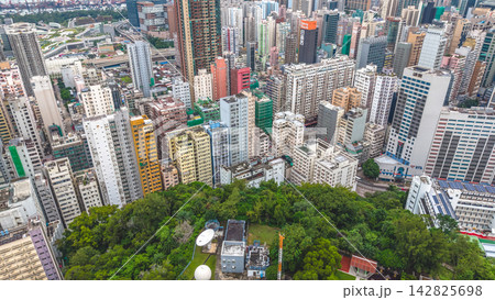 Hong Kong Sept 14 2026 Yau Ma Tei Kowloon Hong Kong Skyline View Hong Kong Sept 14 2026 Yau Ma Tei Kowloon Hong Kong Skyline View 142825698