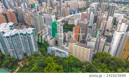 Hong Kong Sept 14 2026 Yau Ma Tei Kowloon Hong Kong Skyline View 142825699