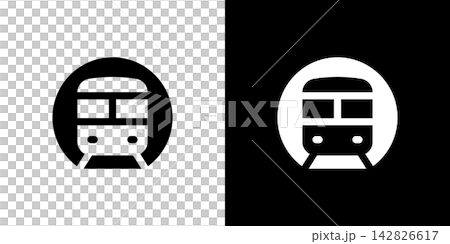 シンプルな地下鉄のアイコン 電車 トンネル シンプルな地下鉄のアイコン 電車 トンネル 142826617