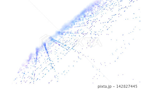 Background abstract with ai tech data and digital technology blue. 3d big cyber with financial flow futuristic and growth network business. Dark integration background with market template. 142827445