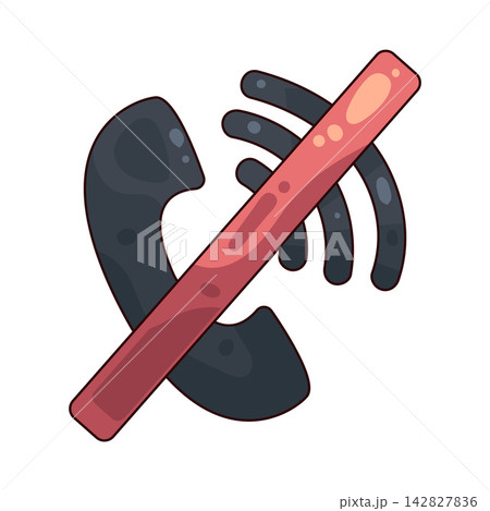 Illustration of Block Call Illustration of Block Call 142827836