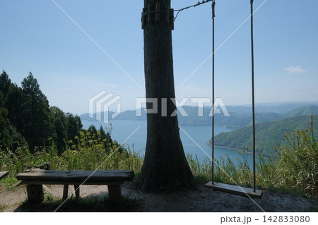 賤ヶ岳の絶景ブランコ 賤ヶ岳の絶景ブランコ 142833080