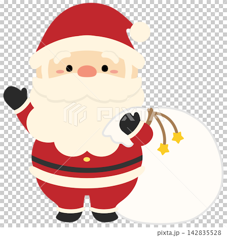 Santa Claus and gift bags Santa Claus and gift bags 142835528