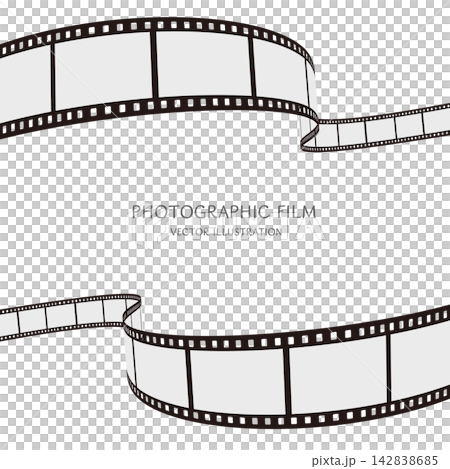 Dynamic vector illustration data of 35mm photographic film Dynamic vector illustration data of 35mm photographic film 142838685
