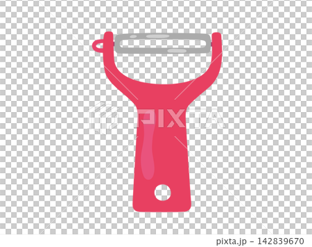 ピーラー（皮むき器）のイラスト 142839670