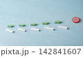 Roadmap to goal, step-by-step progress and strategic direction toward target 142841607