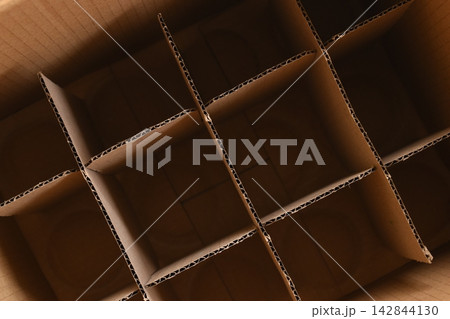 blank beverage cardboard paper crate, recycle material blank beverage cardboard paper crate, recycle material 142844130