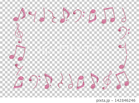 【橫框音符】手工刺繡插圖材料 142846246