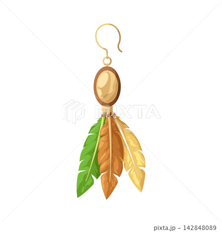 Illustration of Traditional Earrings Illustration of Traditional Earrings 142848089