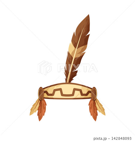 Illustration of Traditional Headdress Illustration of Traditional Headdress 142848093