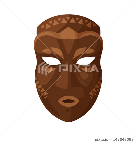 Illustration of Traditional Mask Illustration of Traditional Mask 142848098