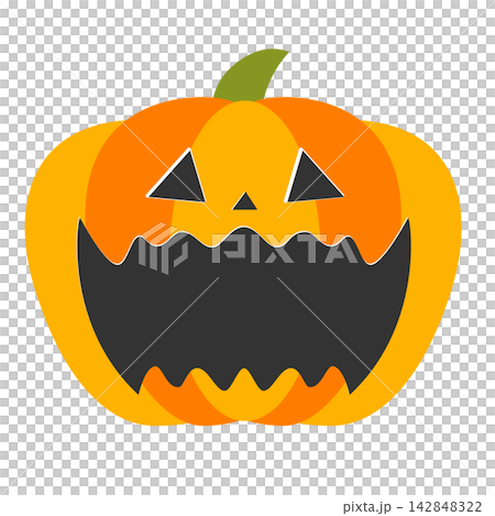 Pumpkin Halloween Jack-o'-lantern illustration (single) Pumpkin Halloween Jack-o'-lantern illustration (single) 142848322