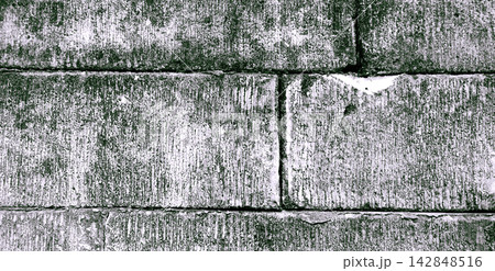 Weathered monochromatic brick wall texture 142848516